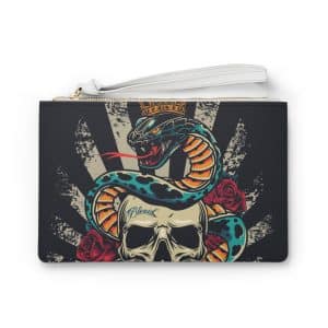 Clutch Bag Snake & Skull