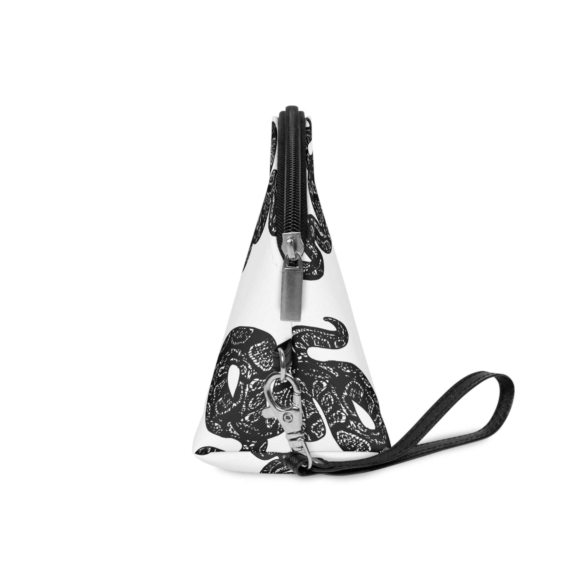 Boceto Piton Serpiente Grande Boa Constrictor Tatuaje Serpiente Tinta Dibujada Makeup Bag - Image 3