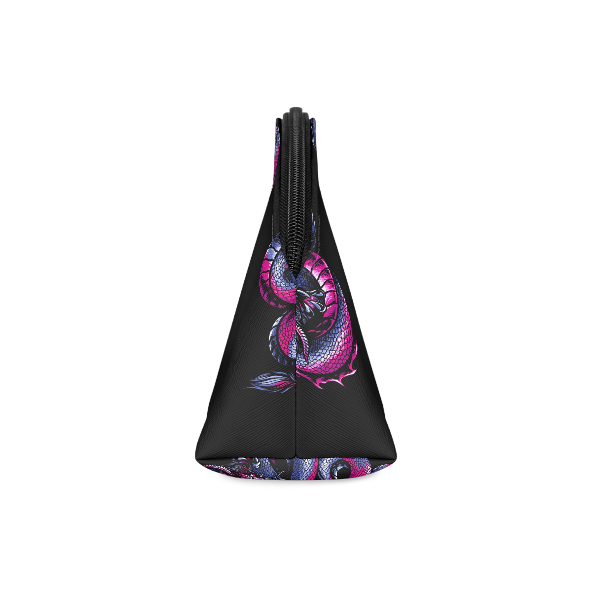 Black Dragon Logo Design Vector Makeup Bag - Image 4