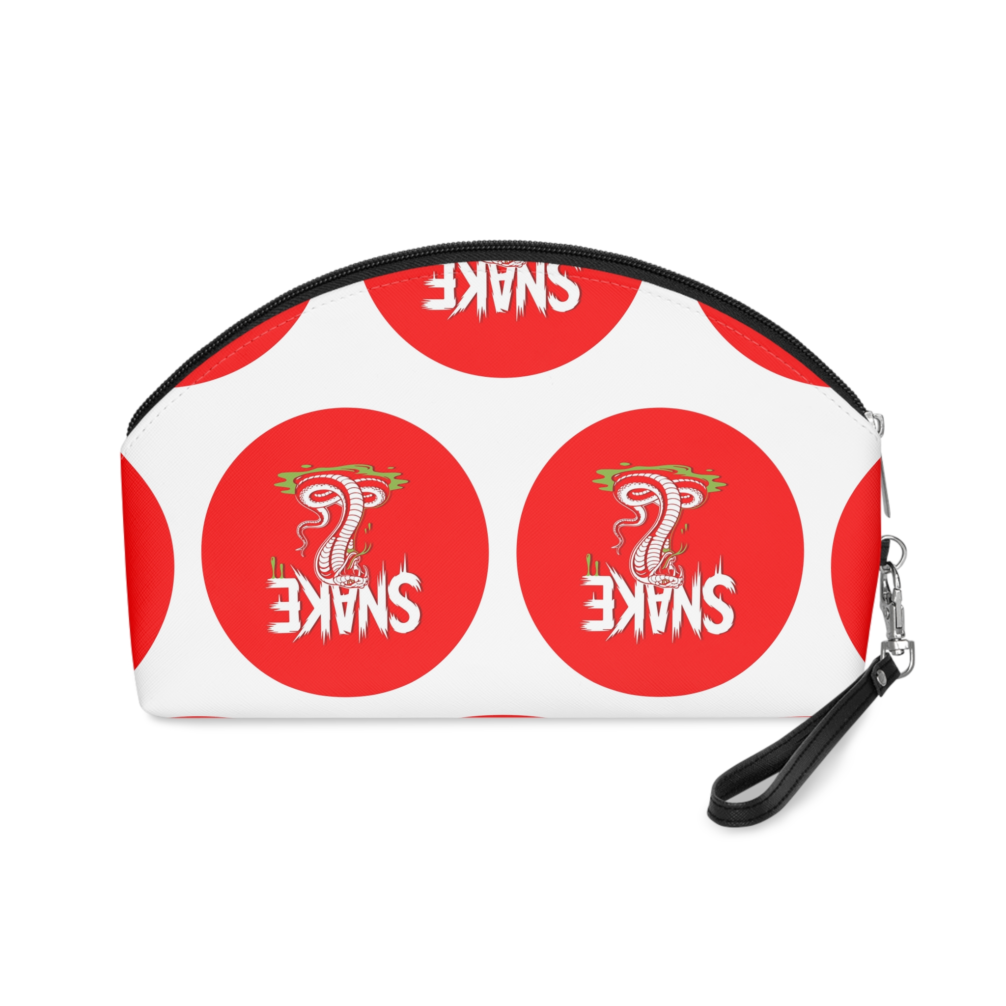 Bodybuilder Poses Silhouette Red Sun Heads Makeup Bag - Image 2