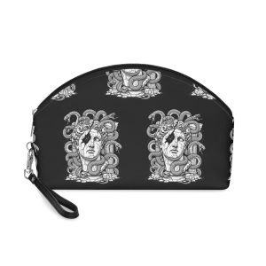 Ancient Greek Sculpture Medusa With Snakes Makeup Bag