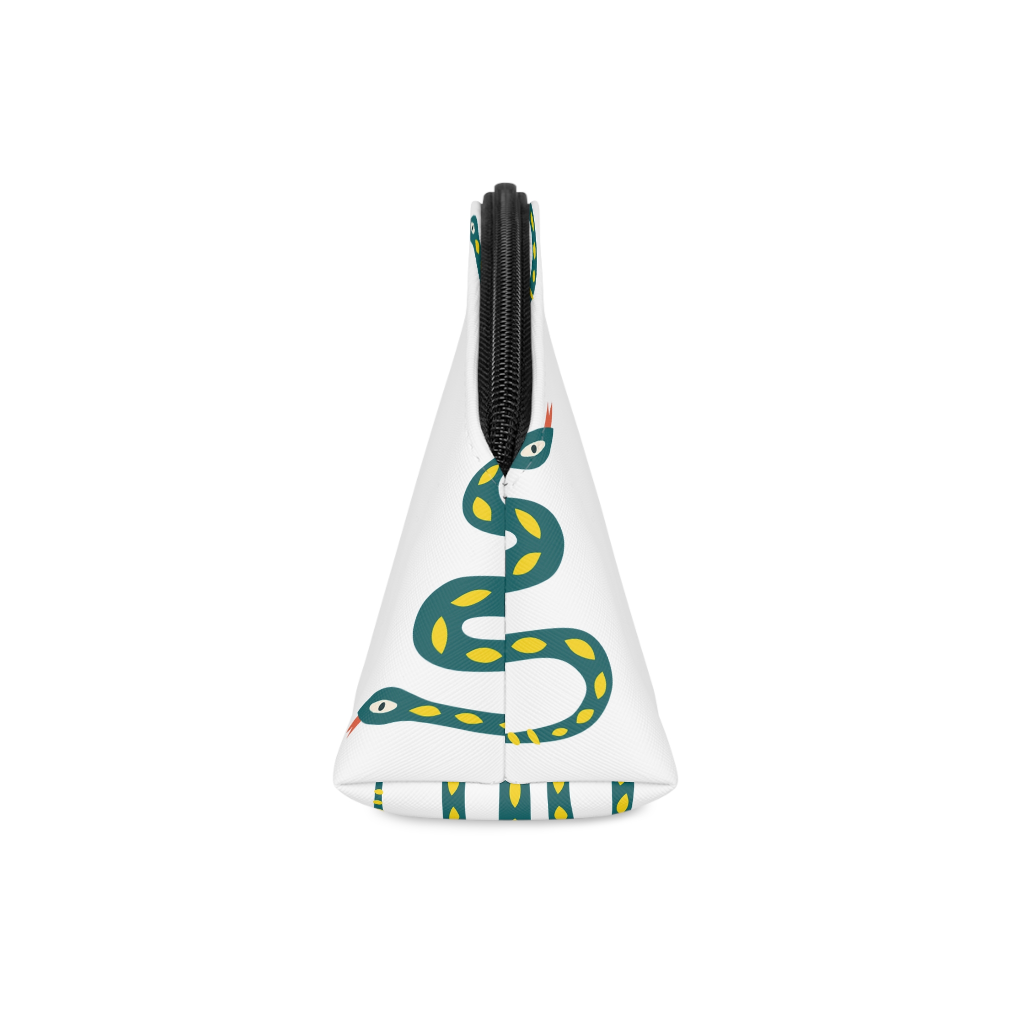 Childish Style Snake Boho Naive Funky Handdrawn Art Style Vector Illustration Makeup Bag - Image 4