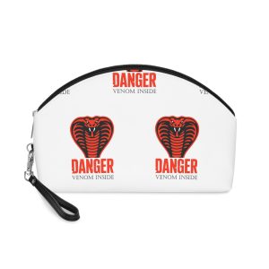 Danger Venom Inside Cobra Snake Logo Makeup Bag