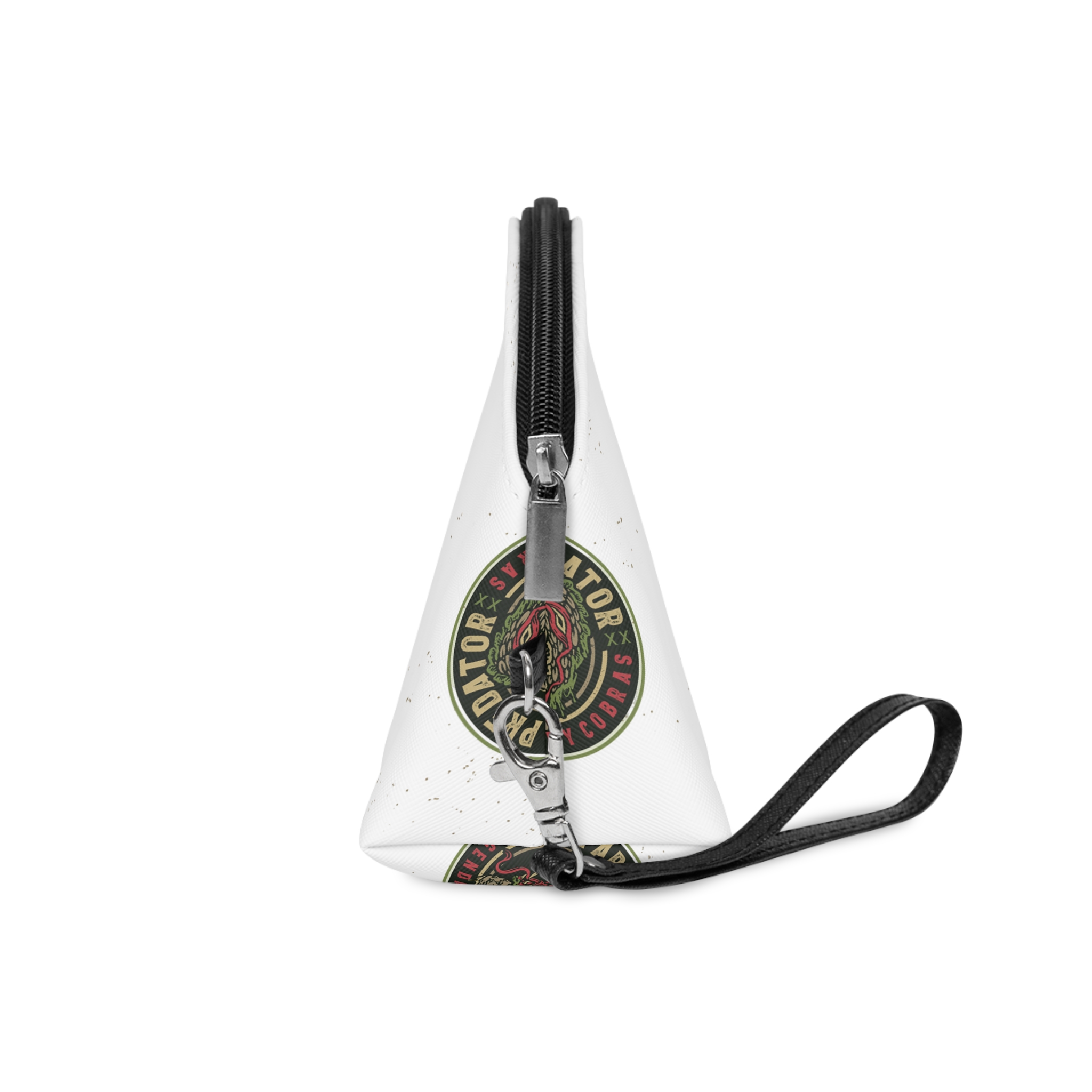 Cobra Head Vintage Badge Hand Drawn Illustration Makeup Bag - Image 3