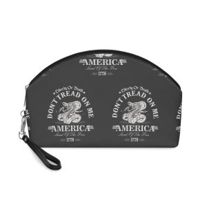 America Liberty Land Free Illustration Makeup Bag