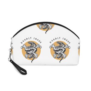 Deadly Snake Crossbones Makeup Bag