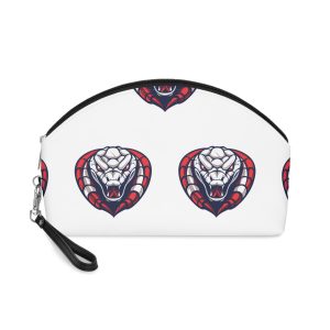 Cobra Vector Snake Logo Makeup Bag
