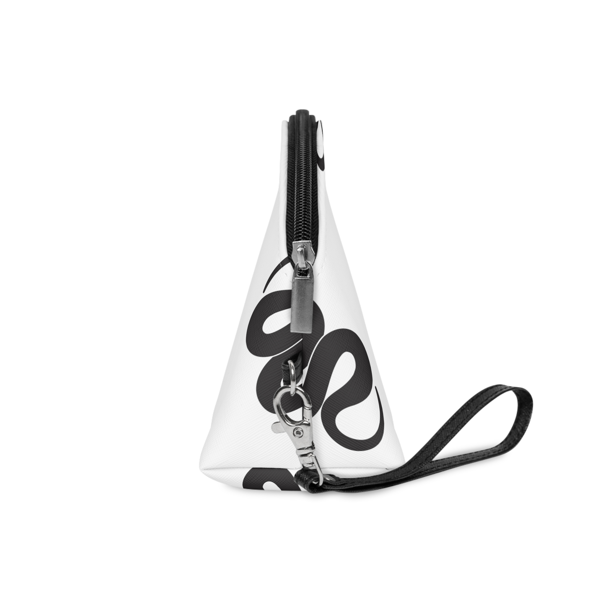 Black Snake Silhouette Icon Makeup Bag - Image 3