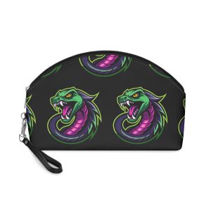 Design Logo Icon Mascot Illustration Snake Makeup Bag