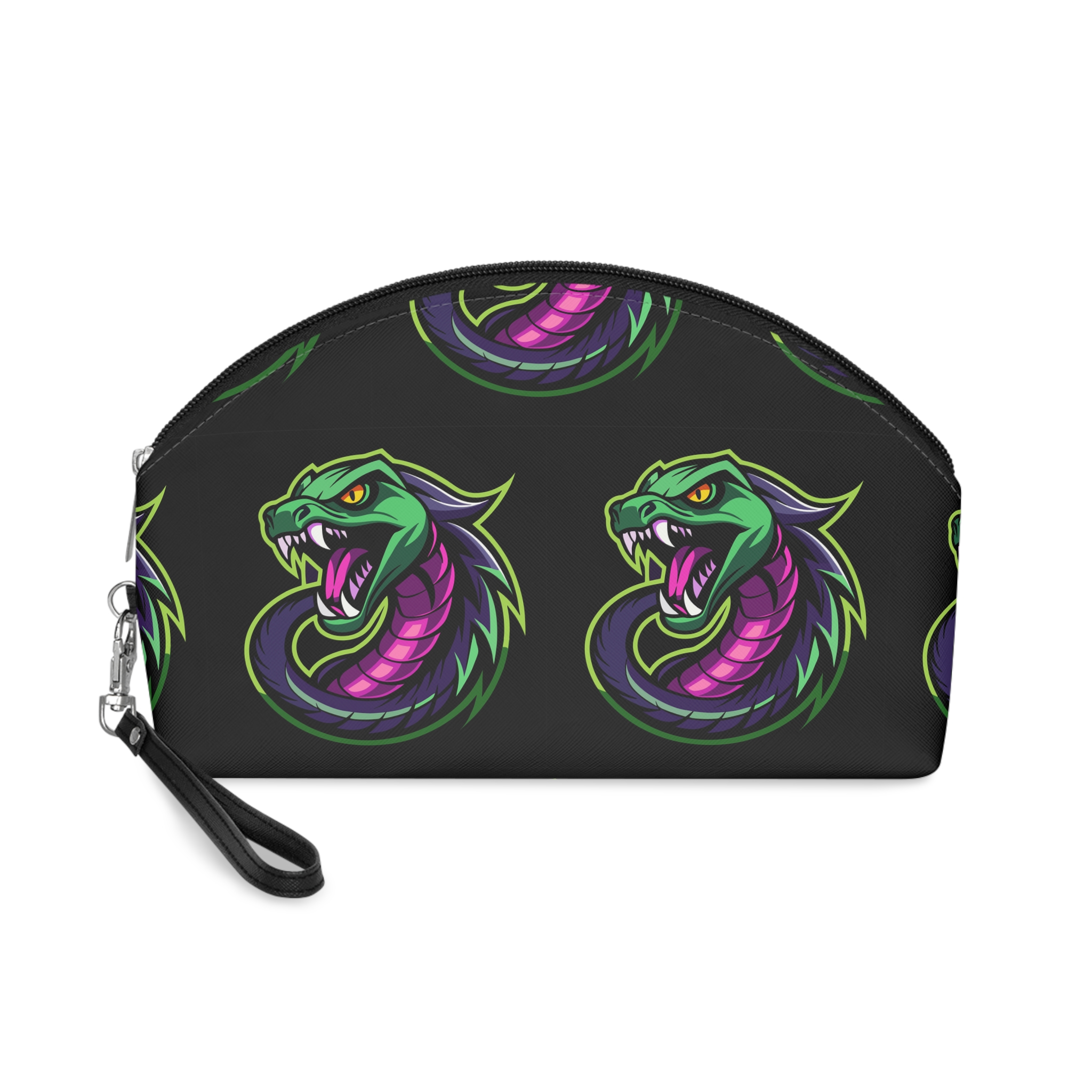 Design Logo Icon Mascot Illustration Snake Makeup Bag