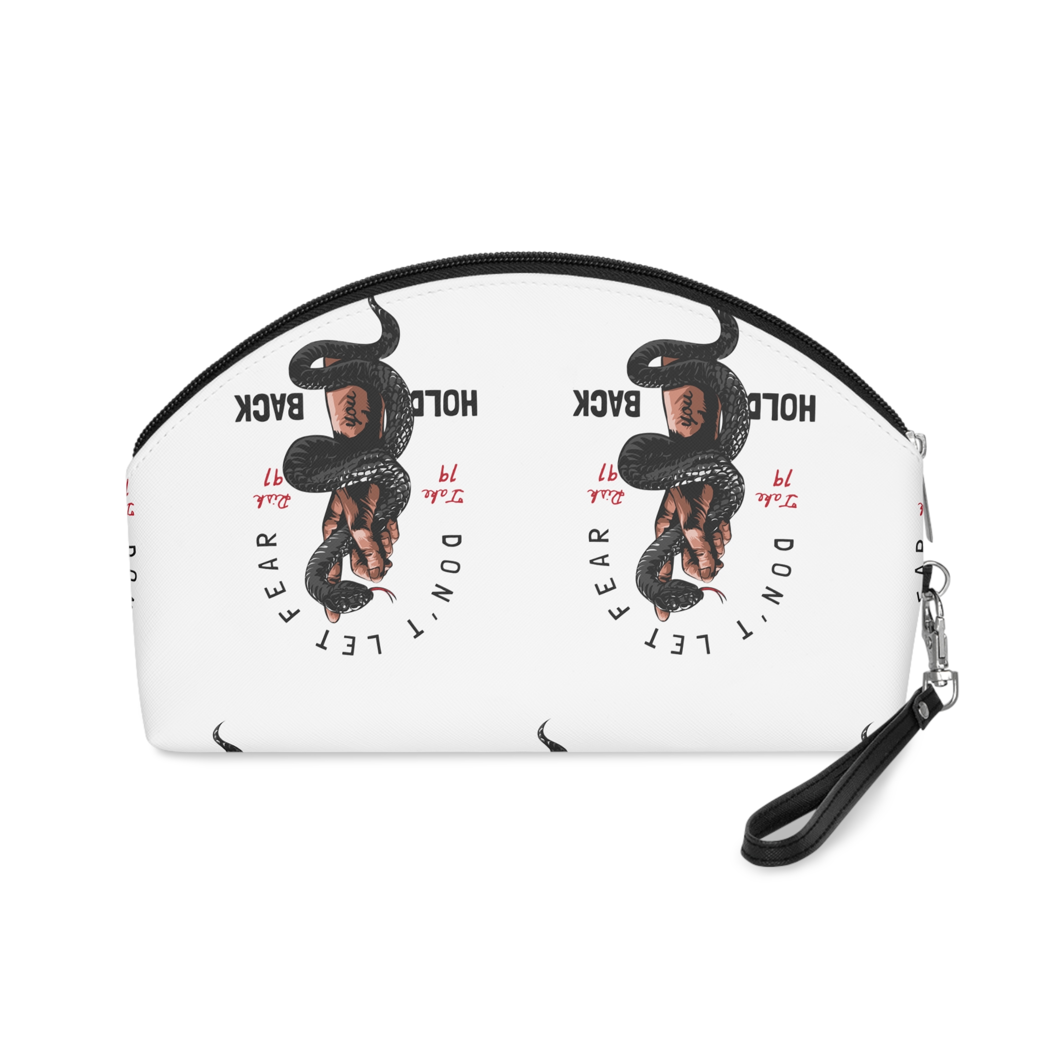 Dont Let Fear Makeup Bag - Image 2