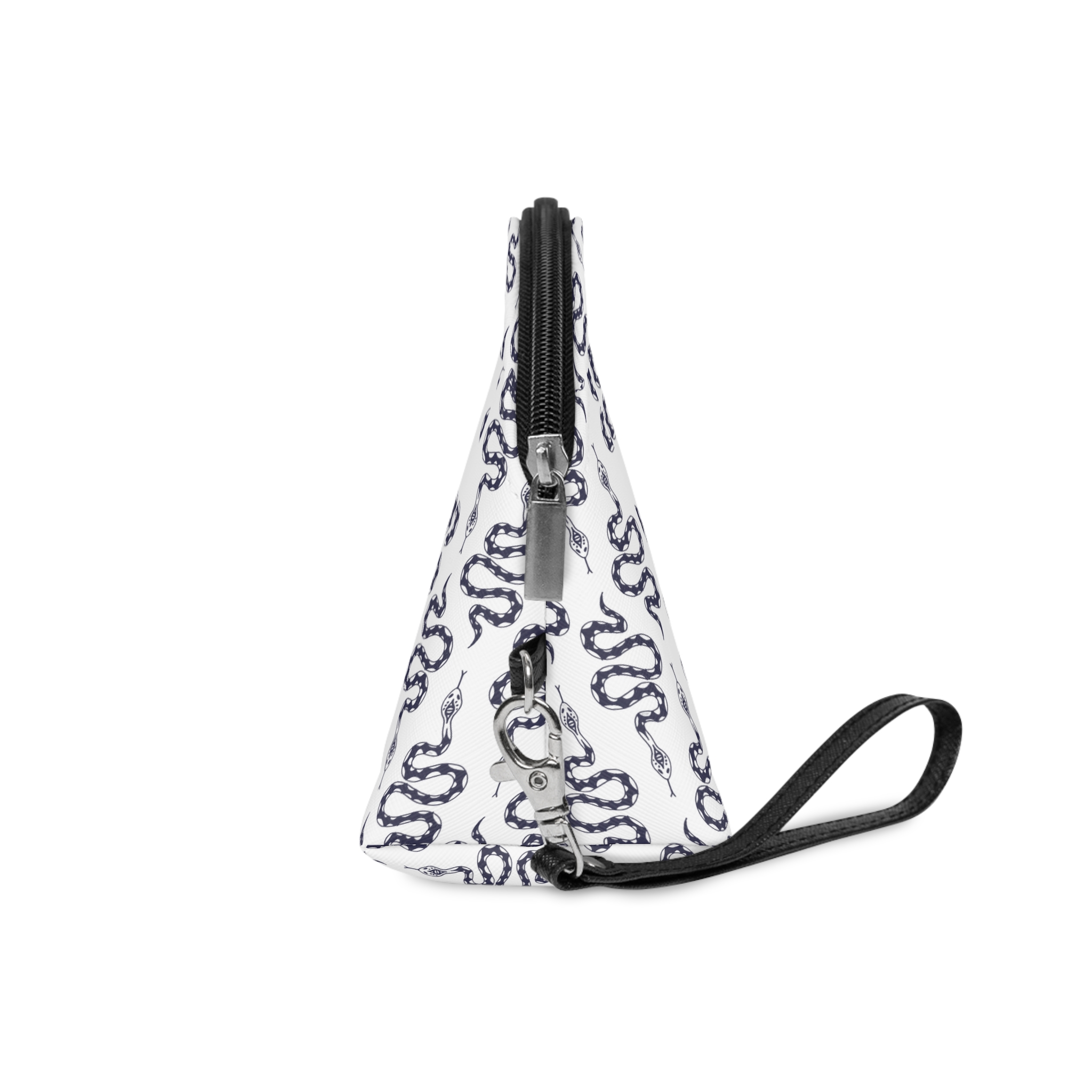 Blue Serpiente Patron Makeup Bag - Image 3
