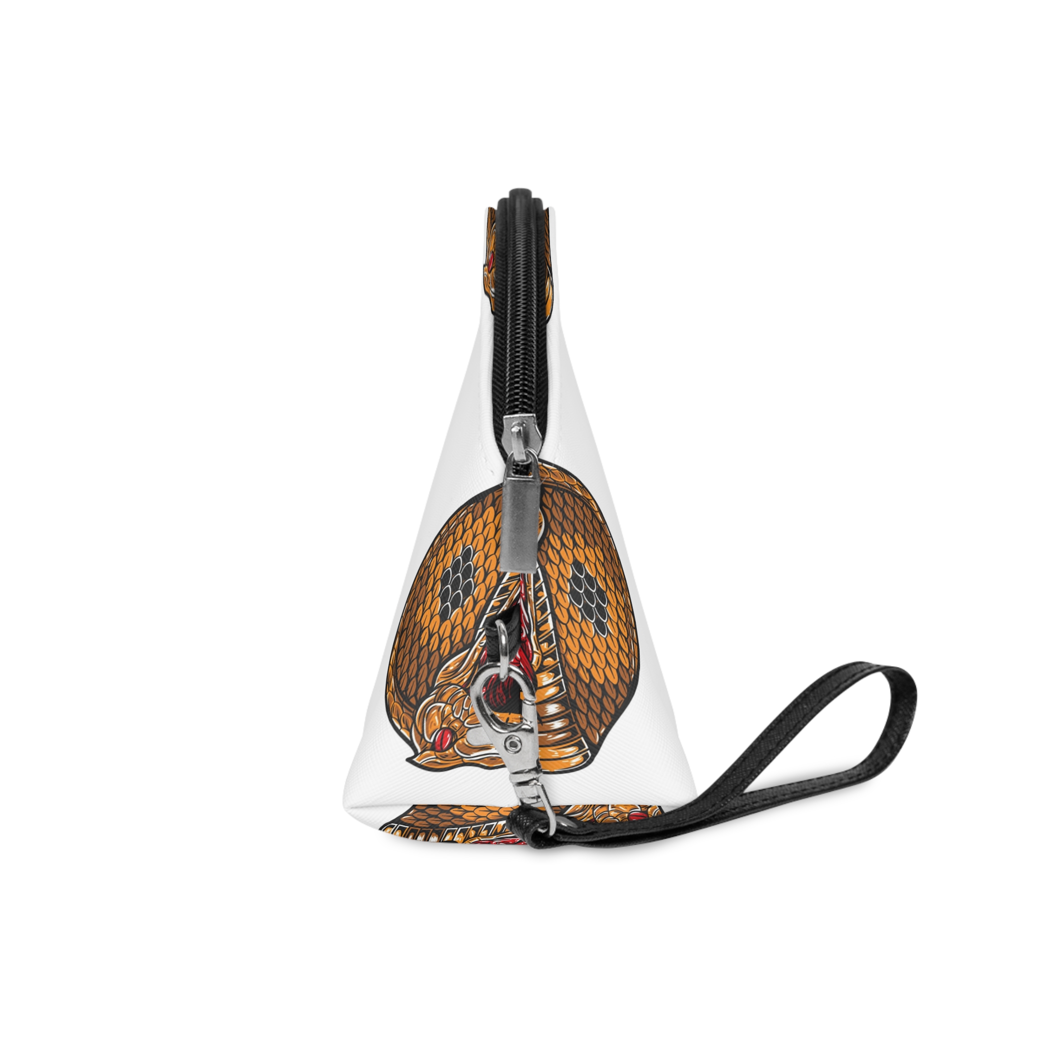 Angry King Cobra Face Makeup Bag - Image 3
