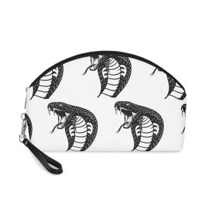 Cobra Snake Aggressive Pose Makeup Bag