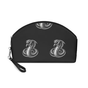 Black White Snake(1) Makeup Bag