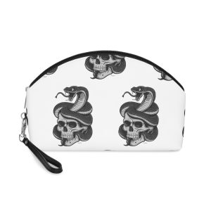 Black Silhouette Makeup Bag