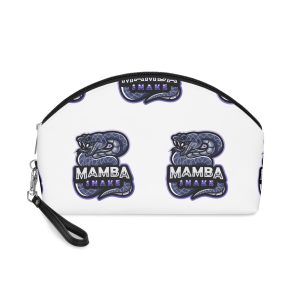 Black Mamba Snake Mascot Esport Logo Design Makeup Bag