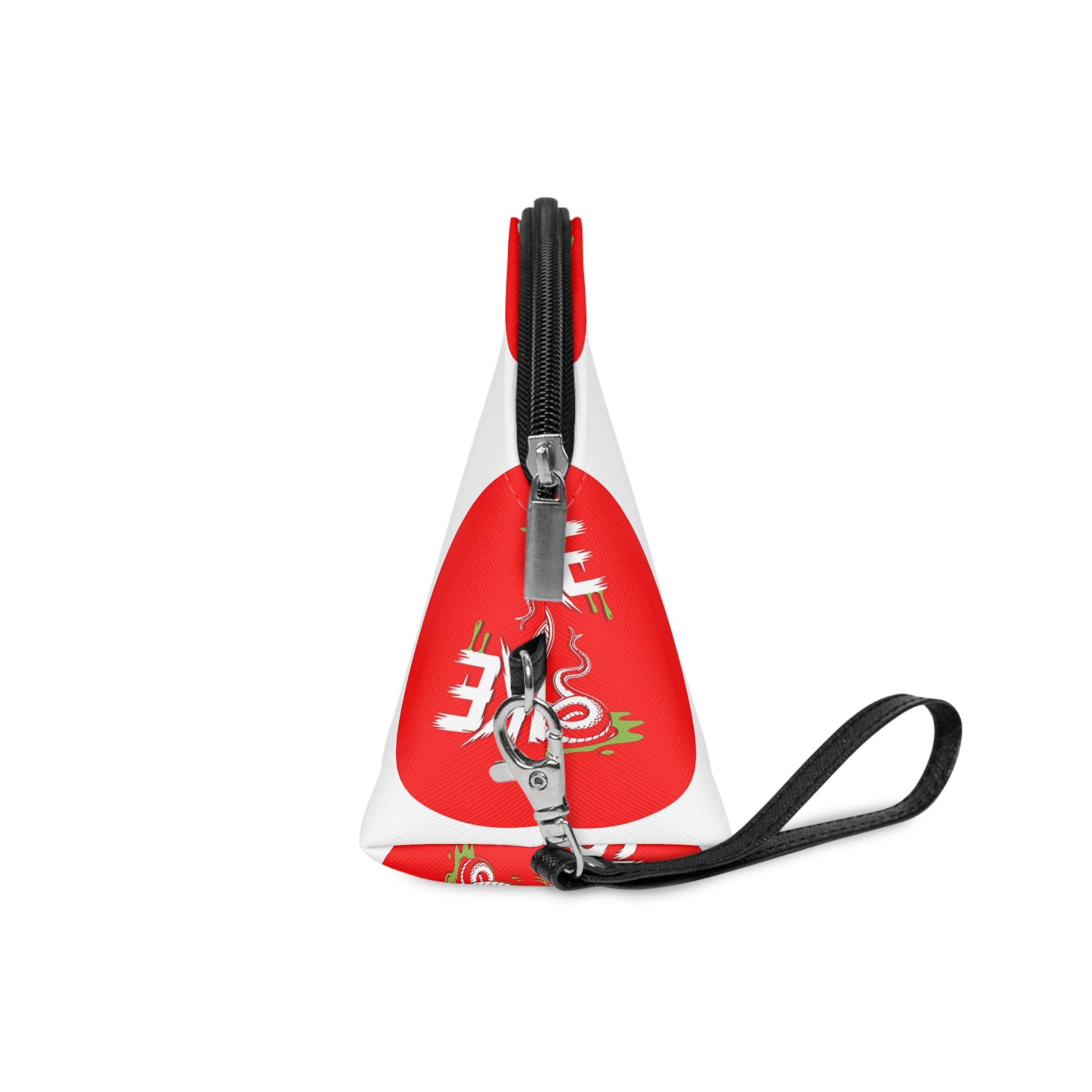 Bodybuilder Poses Silhouette Red Sun Heads Makeup Bag - Image 3