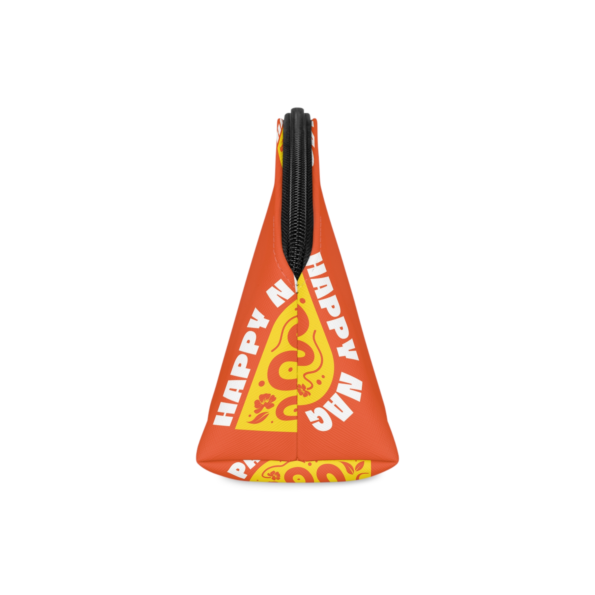 Abstract Serpent Worship Design Nag Panchami Celebration Makeup Bag - Image 4