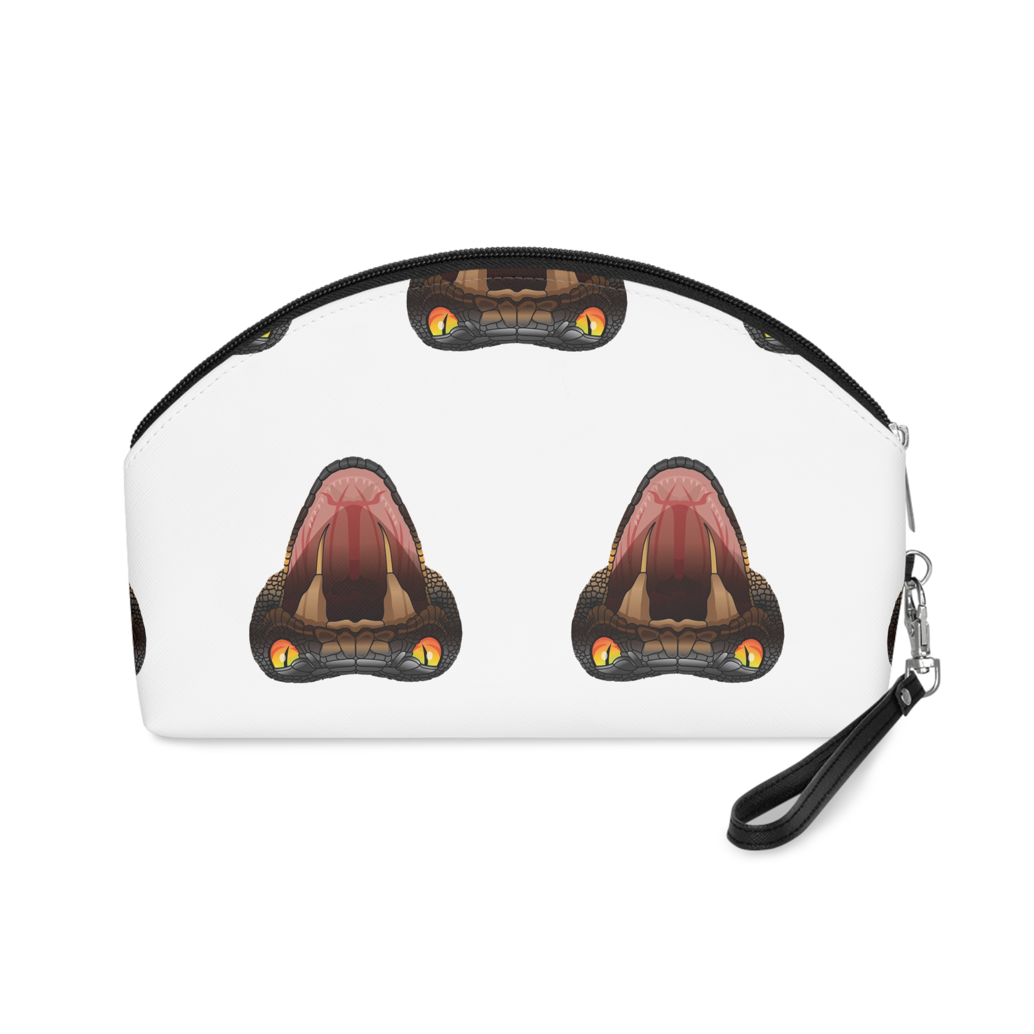 Black Mamba Head Vector Design Color Makeup Bag - Image 2