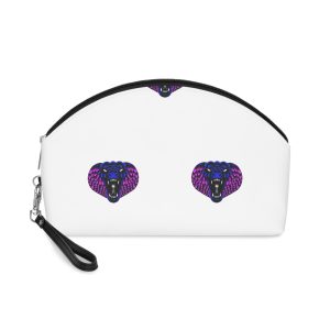 Angry Cobra Mascot Illustration Logo Makeup Bag