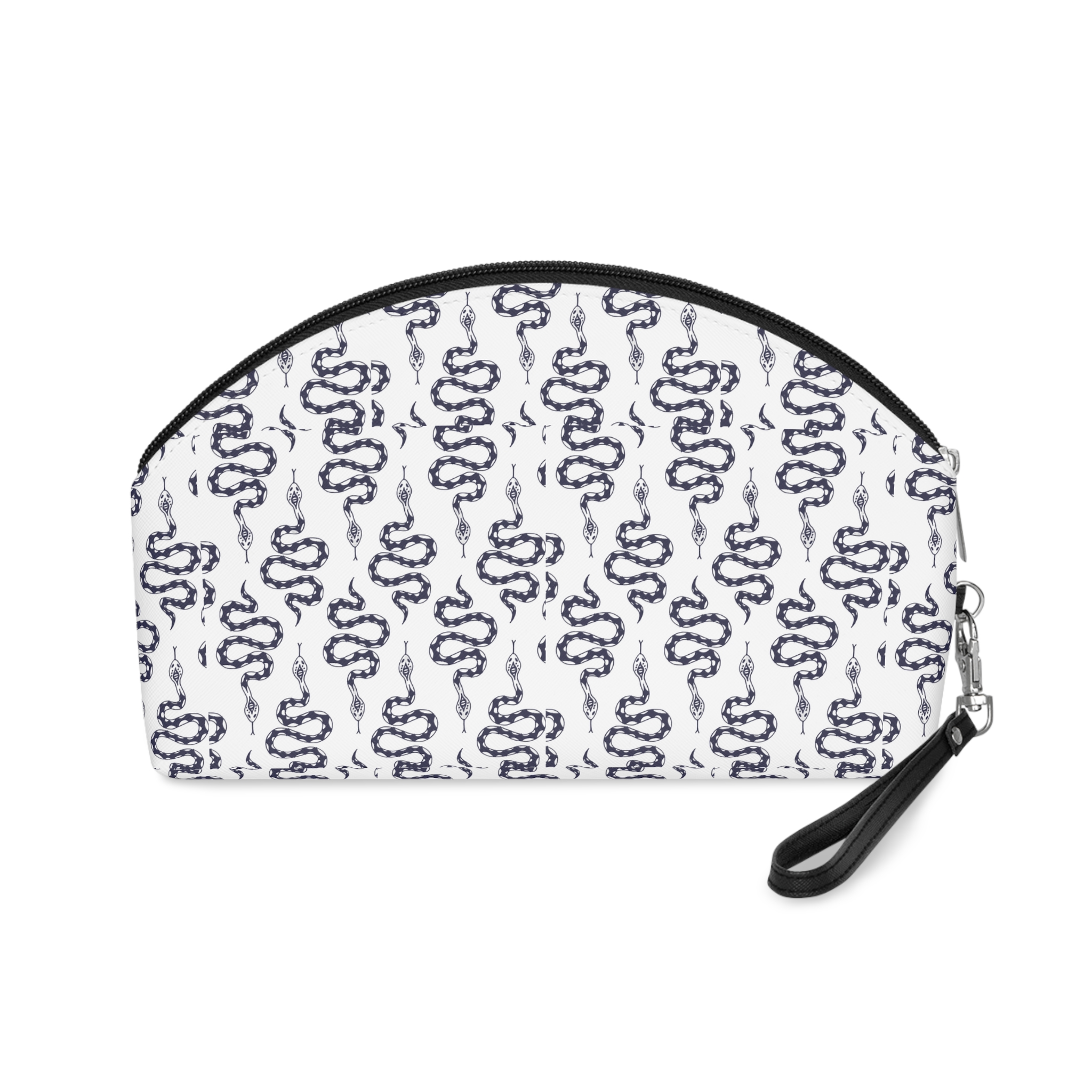 Blue Serpiente Patron Makeup Bag - Image 2
