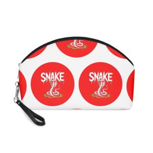 Bodybuilder Poses Silhouette Red Sun Heads Makeup Bag