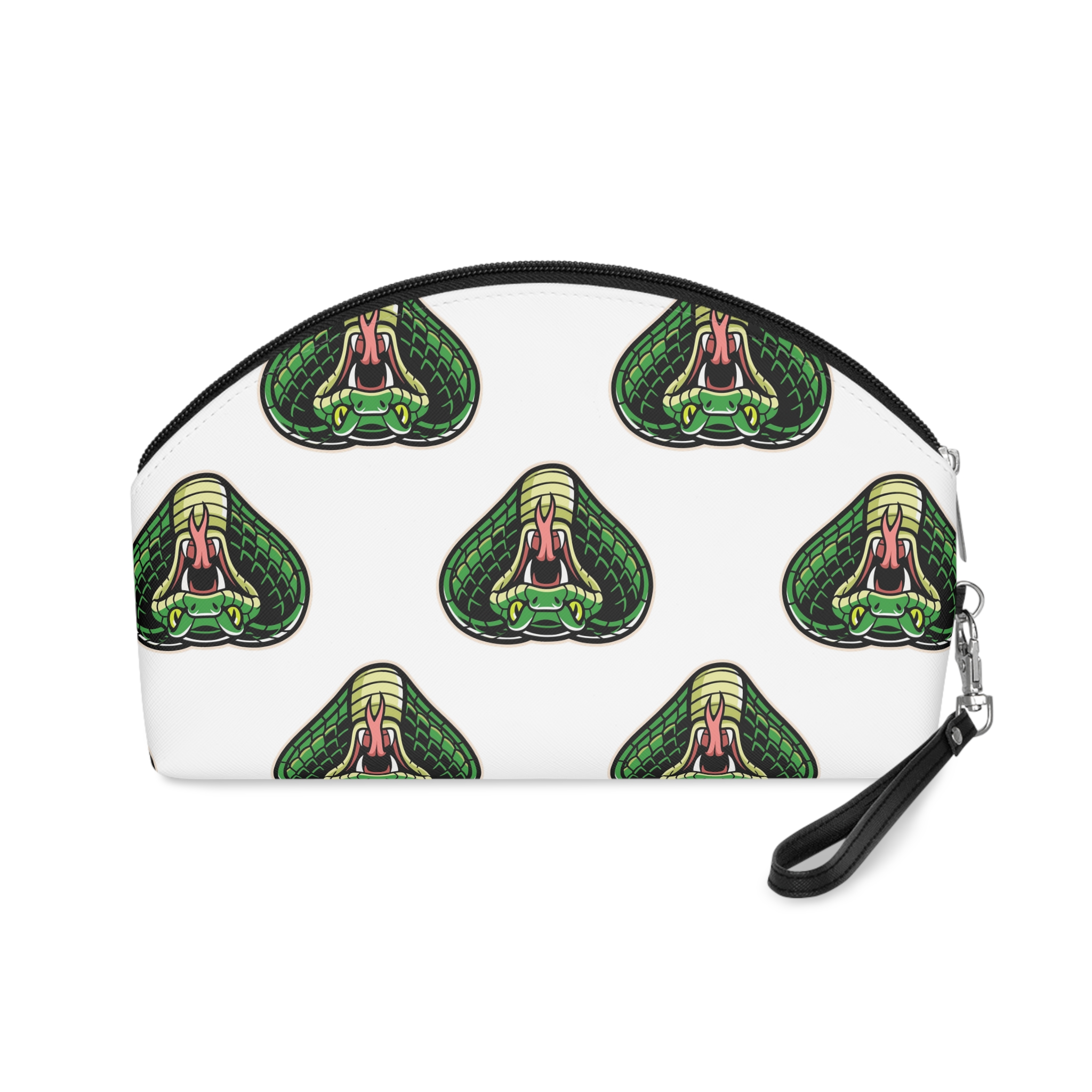 Aggressive Cobra Head Mascot Illustration Makeup Bag - Image 2