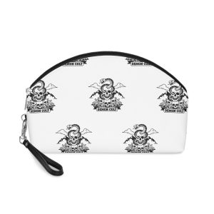Demon Cult Skull Snake Mountain Emblem Makeup Bag