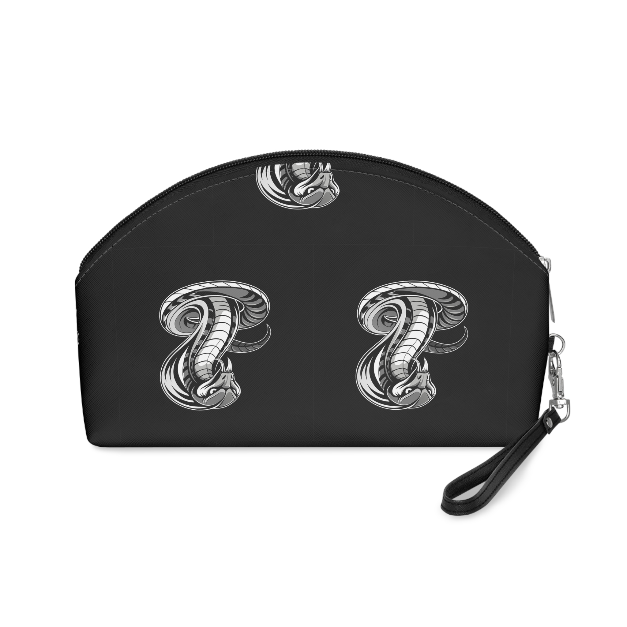 Black White Snake Makeup Bag - Image 2