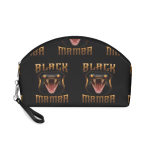 Black Mamba Mascot Logo Design Makeup Bag