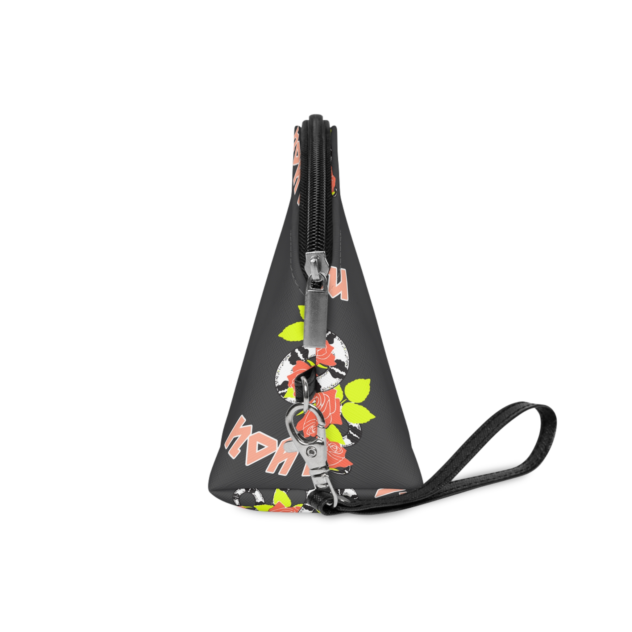 Anti You Snake With Red Flowers Makeup Bag - Image 3