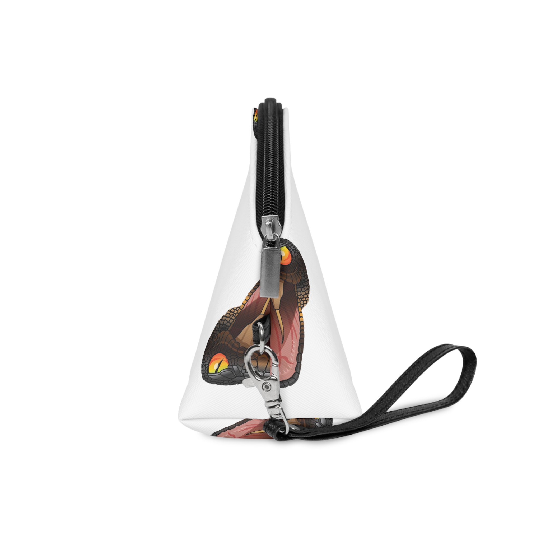 Black Mamba Head Vector Design Color Makeup Bag - Image 3