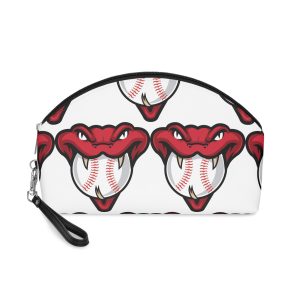 Angry Snake Head With Baseball Tongue Mascot Makeup Bag