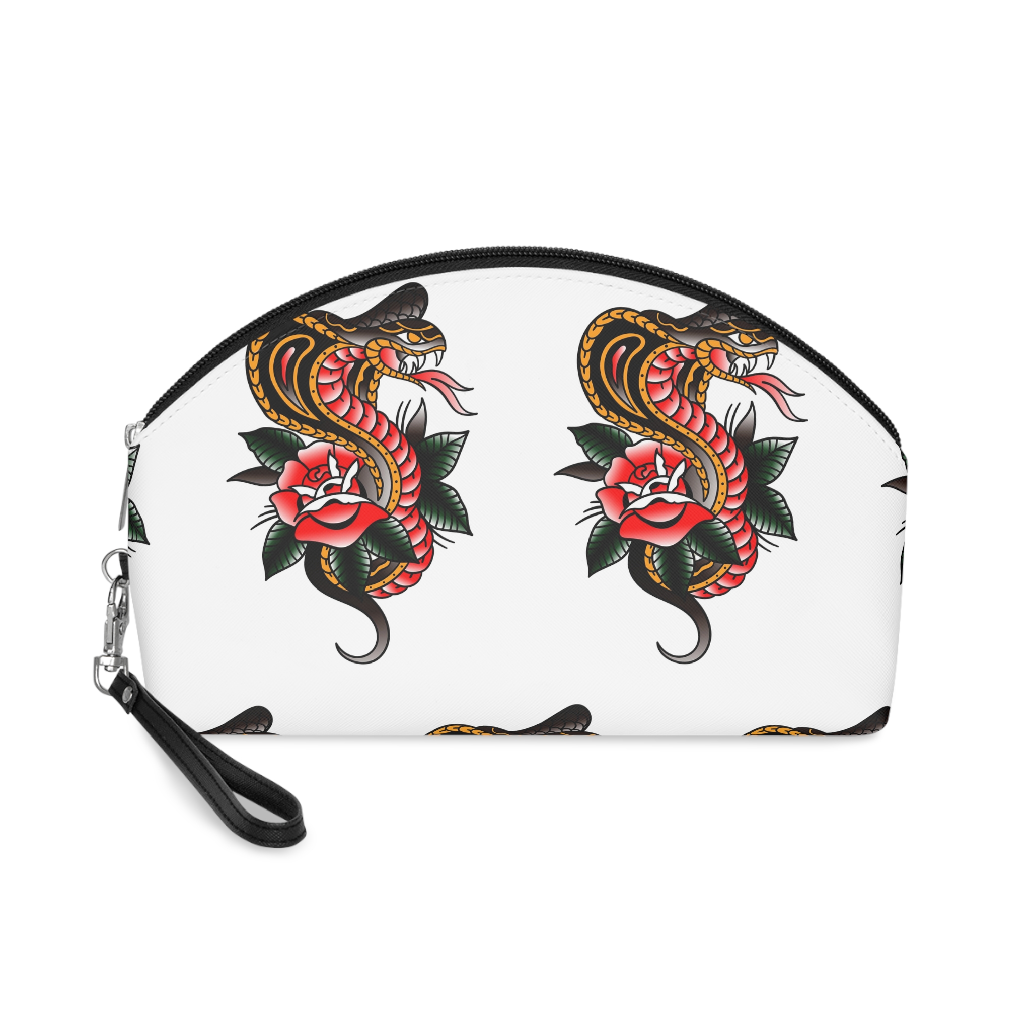 Cobra Tattoo Traditional Makeup Bag