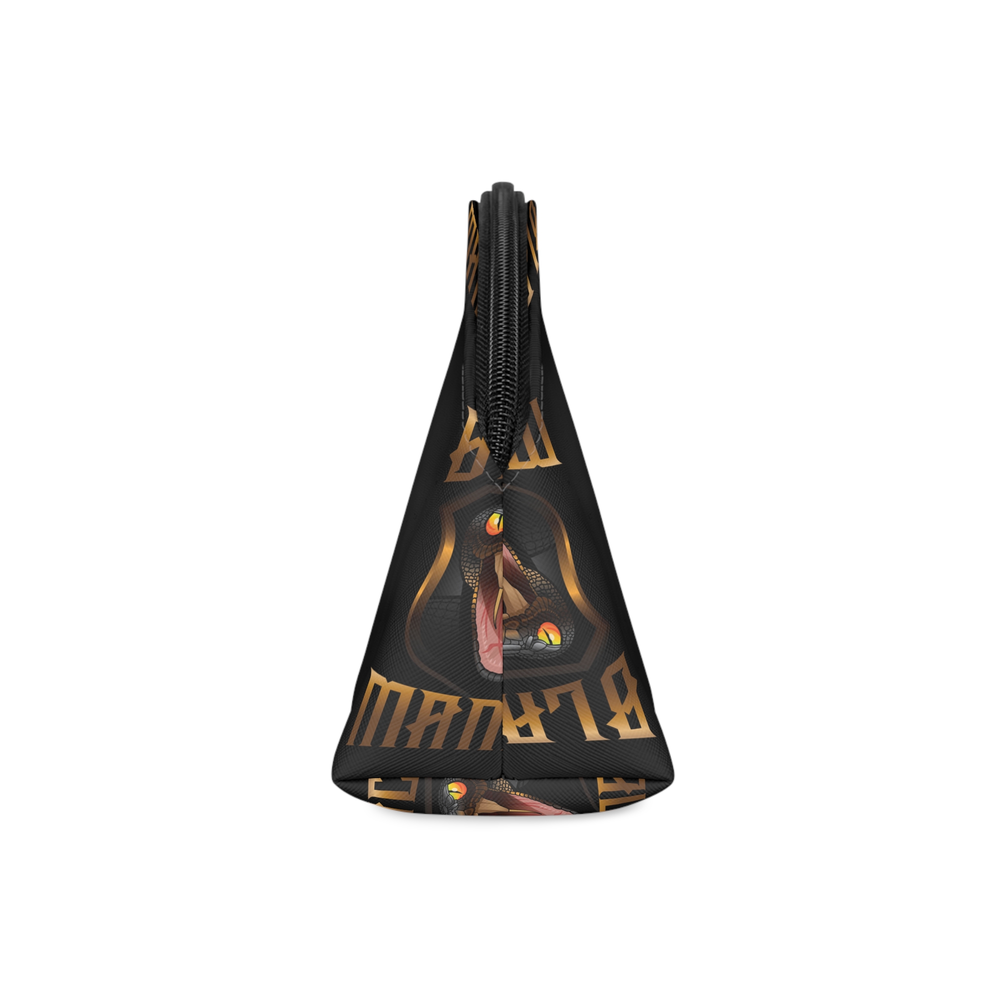Black Mamba Mascot Logo Design Makeup Bag - Image 4