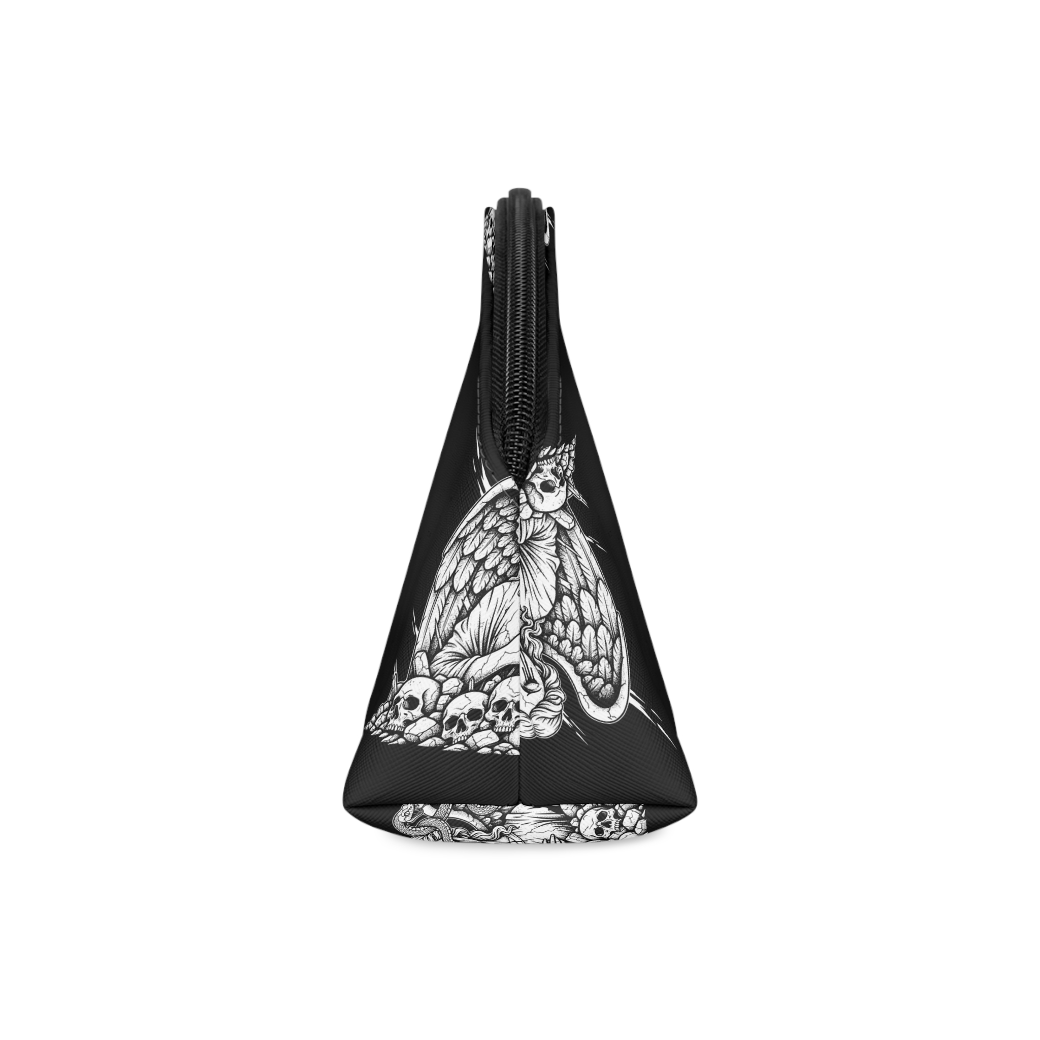 Angel With Snake Skulls Illustration Makeup Bag - Image 4
